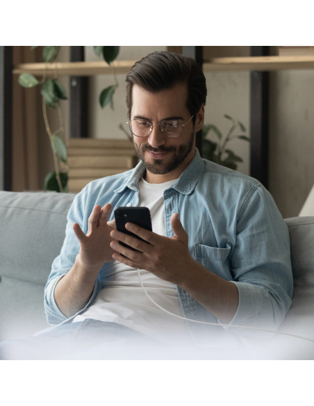 
USB-C 60W pintas laidas 1,5 m – pilkas
