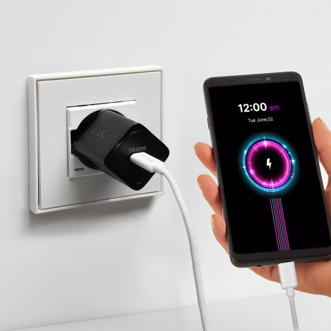 
USB-C 60W pintas laidas 1,5 m – pilkas
