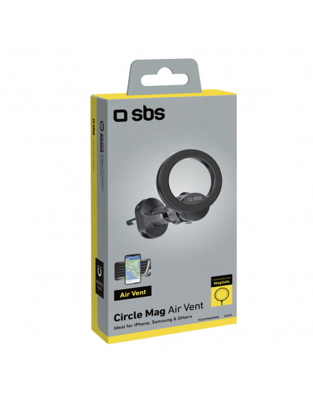 
„MagSafe“ išmaniojo telefono laikiklis automobiliui – juodas
