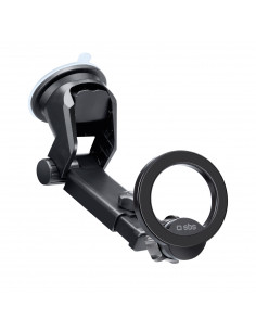 
„MagSafe“ automobilinis išmaniojo telefono laikiklis, skirtas prietaisų skydeliui arba priekiniam stiklui – juodas
