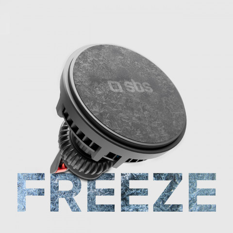 
Automobilinis išmaniojo telefono laikiklis su indukciniu įkrovikliu aušinimo grotelėms - juodas
