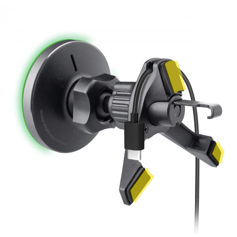 
„MagSafe“ belaidžio įkroviklio išmaniojo telefono laikiklis – juodas
