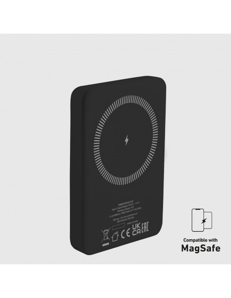 
5000 mAh USB-C „MagSafe“ belaidis įkroviklis – juodas
