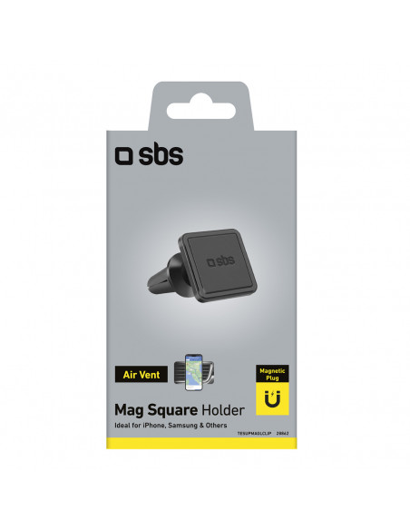 
Magnetinis telefono laikiklis automobilio ventiliacijos angai - juodas
