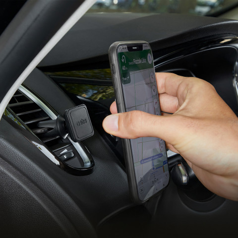 
Magnetinis telefono laikiklis automobilio ventiliacijos angai - juodas
