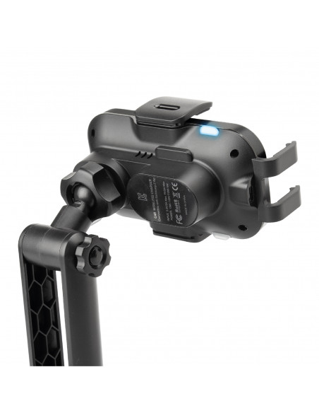 
Automobilinis laikiklis su 15 W belaidžiu įkrovikliu - juodas
