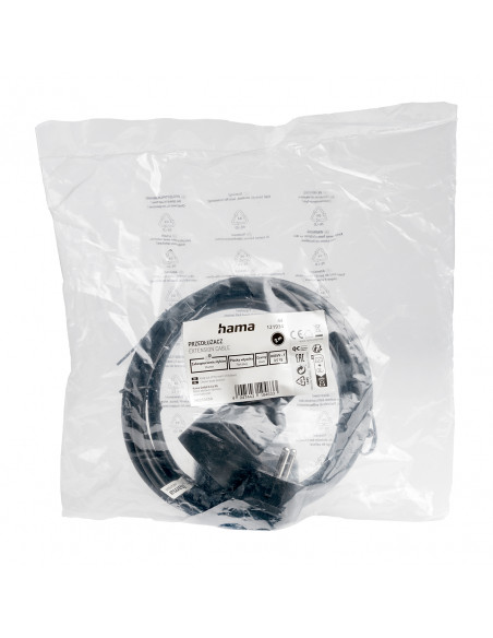 
Elektros ilgintuvas su įžeminimu, 1 lizdas, 2 m - juodas
