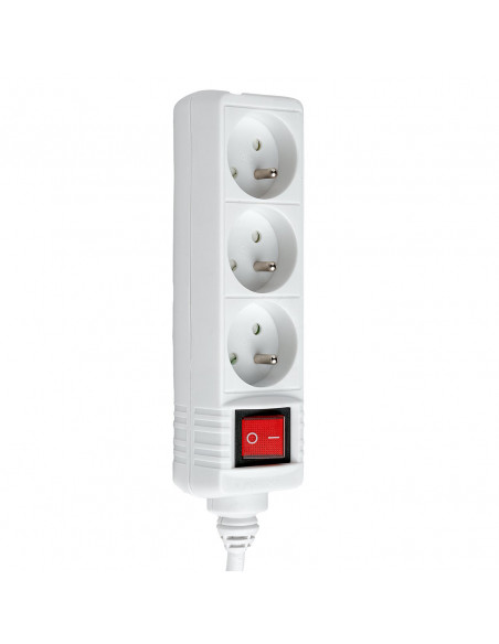 
Maitinimo laido ilgintuvas, 3 lizdai, 1,5 m - baltas
