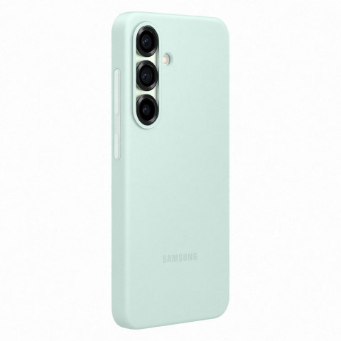 
„Samsung“ silikoninis dėklas, skirtas „Samsung Galaxy S25“ – mėtinis
