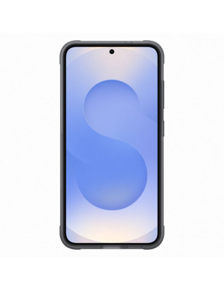 
„Samsung Flipsuit“ dėklas, tvirtas silikoninis galinis dėklas, skirtas „Samsung Galaxy S25“ - juodas
