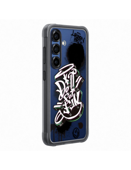 
„Samsung Flipsuit“ dėklas, tvirtas silikoninis galinis dėklas, skirtas „Samsung Galaxy S25“ - juodas
