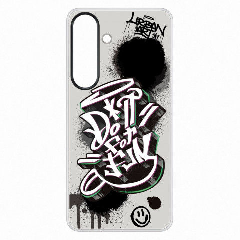 
„Samsung Flipsuit“ dėklas, tvirtas silikoninis galinis dėklas, skirtas „Samsung Galaxy S25“ - juodas
