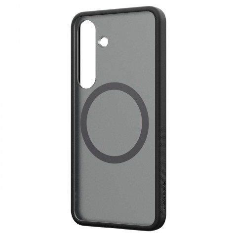 
„Spigen Capella MagFit“ silikoninis dėklas, skirtas „Samsung Galaxy S25“, juodas
