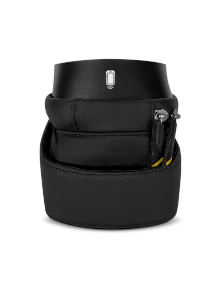 Dviračio rėmo krepšys su telefono dėklu 1l juodas