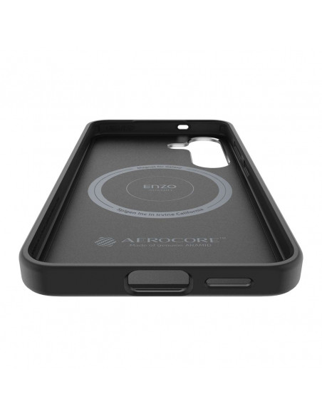 
„Spigen Enzo Aramid MagFit“ silikoninis dėklas, skirtas „Samsung Galaxy S25“ – juodas
