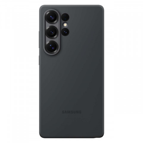 
„Samsung“ silikoninis dėklas, skirtas „Samsung Galaxy S25 Ultra“ – juodas
