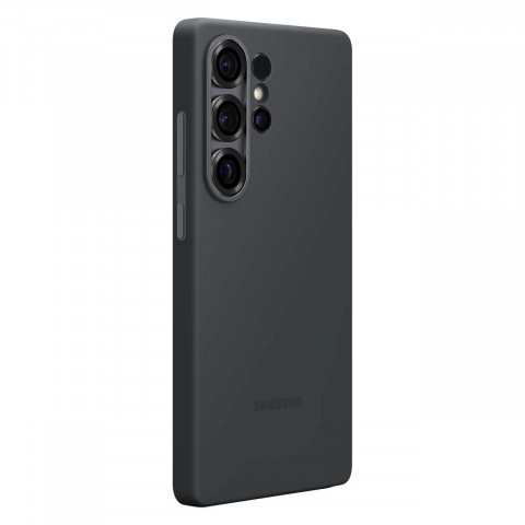 
„Samsung“ silikoninis dėklas, skirtas „Samsung Galaxy S25 Ultra“ – juodas
