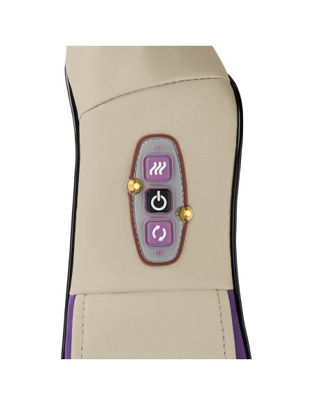 Kaklo, pečių, nugaros masažuoklis su šildymu 12V/230V smėlio spalvos Kaklo, pečių, nugaros masažuoklis su šildymu 12V/230V smėlio spalvos