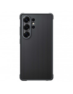 
„Samsung Case“ tvirtas silikoninis dėklas, skirtas „Samsung Galaxy S25 Ultra“ – juodas
