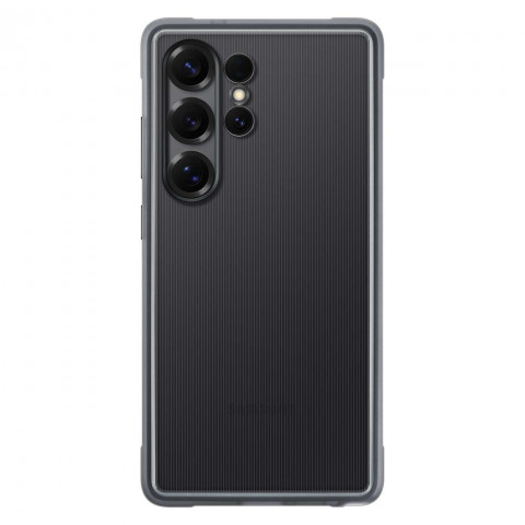 
„Samsung Flipsuit“ dėklas, tvirtas silikoninis dėklas, skirtas „Samsung Galaxy S25 Ultra“ – juodas

