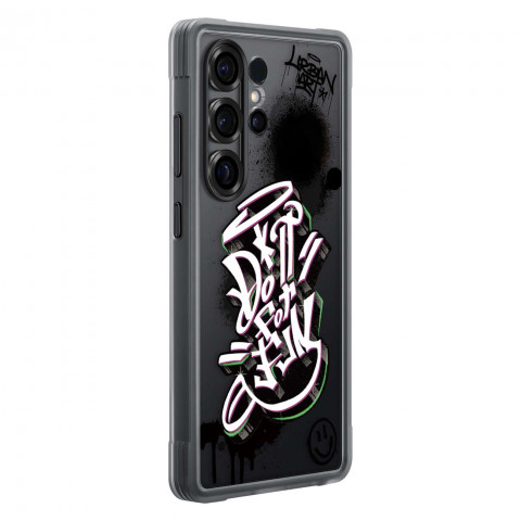 
„Samsung Flipsuit“ dėklas, tvirtas silikoninis dėklas, skirtas „Samsung Galaxy S25 Ultra“ – juodas
