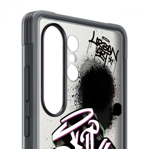 
„Samsung Flipsuit“ dėklas, tvirtas silikoninis dėklas, skirtas „Samsung Galaxy S25 Ultra“ – juodas
