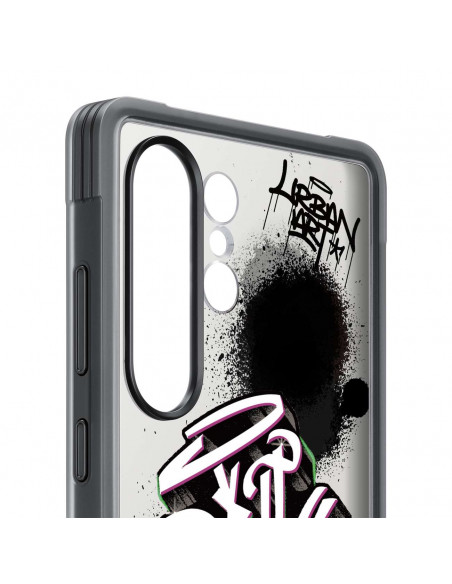 
„Samsung Flipsuit“ dėklas, tvirtas silikoninis dėklas, skirtas „Samsung Galaxy S25 Ultra“ – juodas
