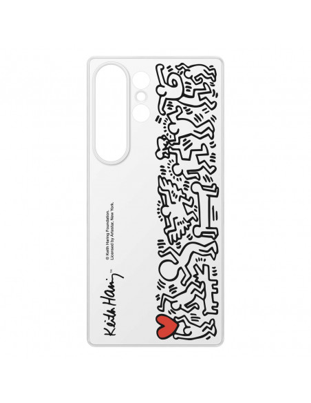 
„Samsung Galaxy S25 Ultra“ atlenkiamasis dėklas – baltas
