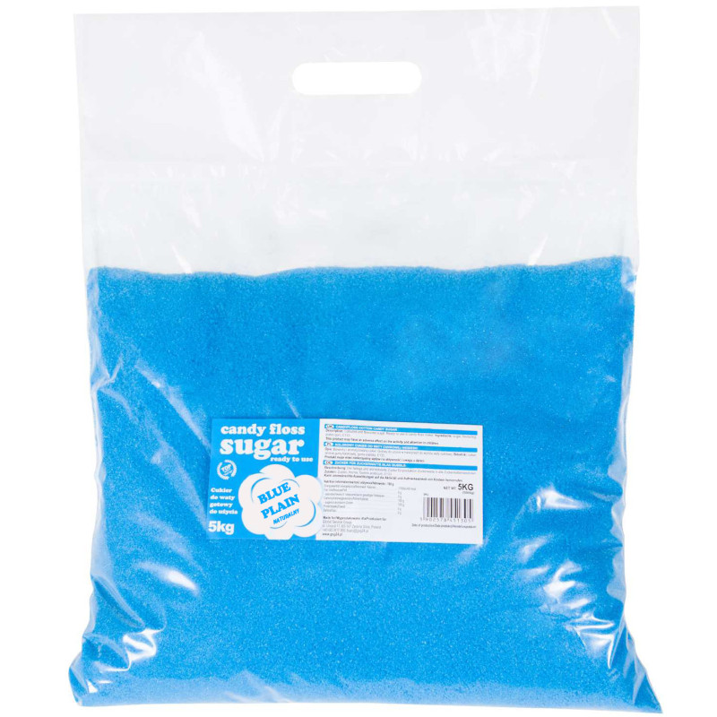 Spalvotas cukrus cukraus vatai, natūralaus skonio 5kg