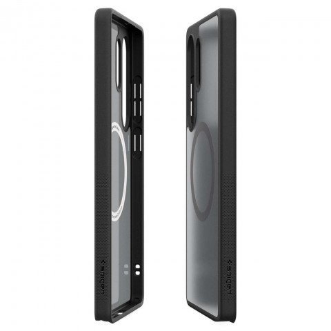 
„Spigen Capella MagFit“ silikoninis dėklas, skirtas „Samsung Galaxy S25 Ultra“, juodas
