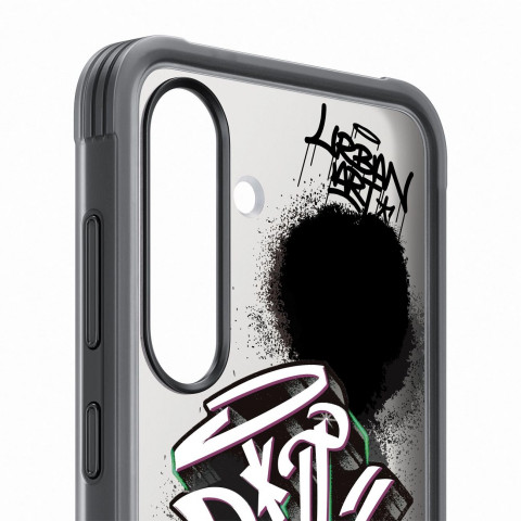 
„Samsung Flipsuit“ dėklas, tvirtas silikoninis dėklas, skirtas „Samsung Galaxy S25+“ – juodas
