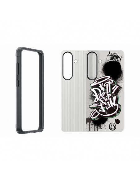 
„Samsung Flipsuit“ dėklas, tvirtas silikoninis dėklas, skirtas „Samsung Galaxy S25+“ – juodas
