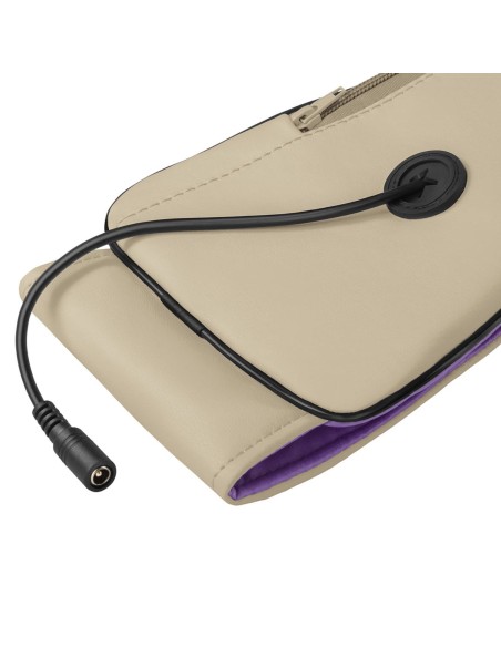 Kaklo, pečių, nugaros masažuoklis su šildymu 12V/230V smėlio spalvos Kaklo, pečių, nugaros masažuoklis su šildymu 12V/230V smėlio spalvos