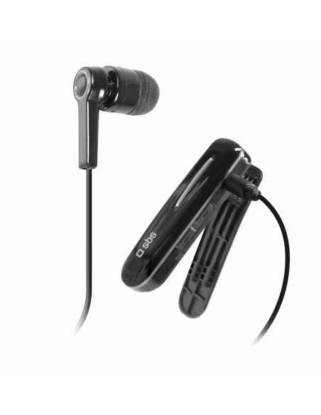 
Belaidės „Bluetooth“ ausinės su segtuku – juodos
