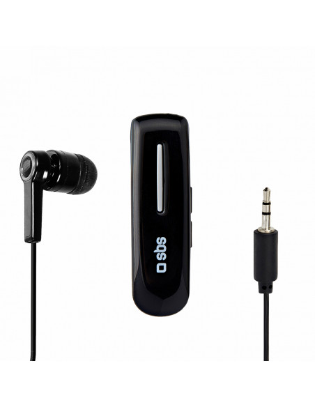 
Belaidės „Bluetooth“ ausinės su segtuku – juodos
