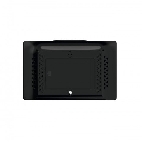 
„Hama Touch“ meteorologinė stotelė su jutikliniu skydeliu, termometru, higrometru, laikrodžiu, data - juoda
