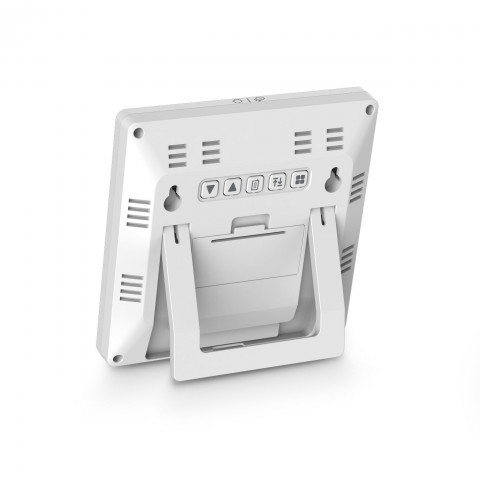 
Hama Palawan meteorologinė stotis, termometras, higrometras, laikrodis-žadintuvas – balta
