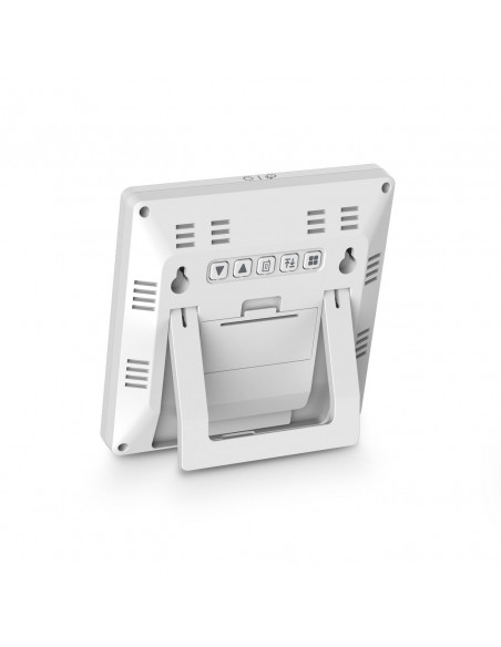 
Hama Palawan meteorologinė stotis, termometras, higrometras, laikrodis-žadintuvas – balta
