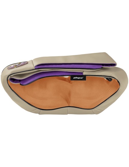 Kaklo, pečių, nugaros masažuoklis su šildymu 12V/230V smėlio spalvos Kaklo, pečių, nugaros masažuoklis su šildymu 12V/230V smėlio spalvos