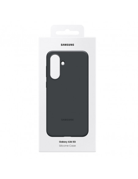 
„Samsung“ silikoninis dėklas, skirtas „Samsung Galaxy A36 5G“ – juodas
