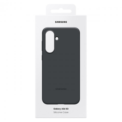 
„Samsung“ silikoninis dėklas, skirtas „Samsung Galaxy A56 5G“ – juodas
