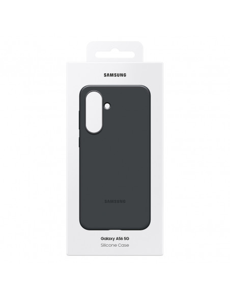 
„Samsung“ silikoninis dėklas, skirtas „Samsung Galaxy A56 5G“ – juodas
