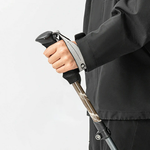 
Šiaurietiško ėjimo aliuminio lazdos trekingui, 110–130 cm – rudos
