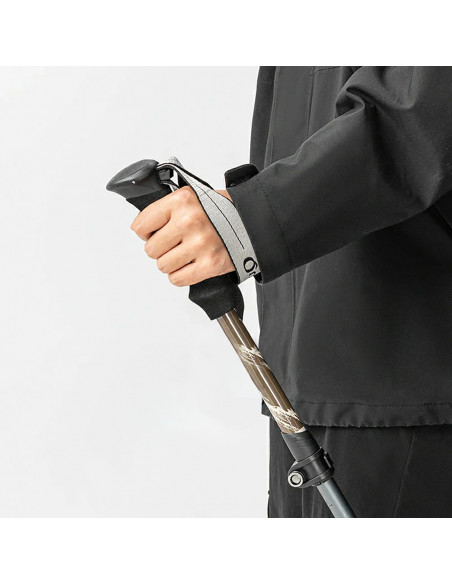 
Šiaurietiško ėjimo aliuminio lazdos trekingui, 110–130 cm – rudos
