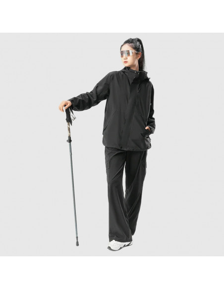 
Šiaurietiško ėjimo aliuminio lazdos trekingui, 110–130 cm – rudos
