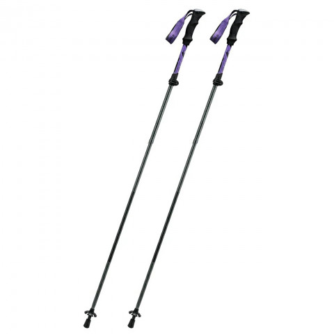 
Šiaurietiško ėjimo aliuminio lazdos trekingui, 110–130 cm – violetinės
