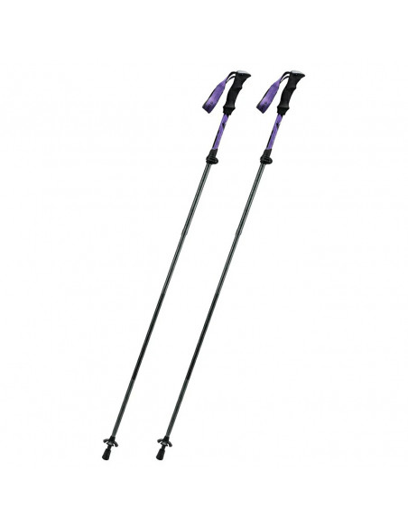 
Šiaurietiško ėjimo aliuminio lazdos trekingui, 110–130 cm – violetinės
