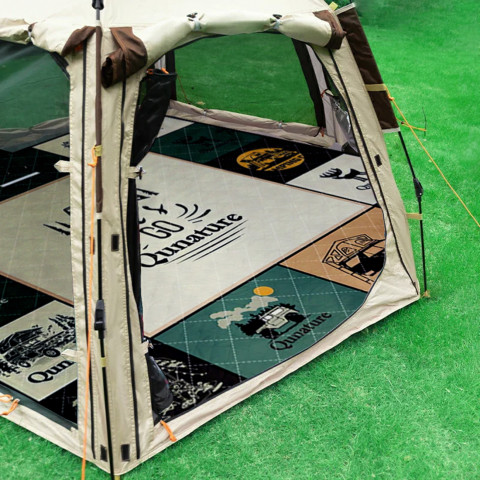 
Pikniko kilimėlis, atsparus vandeniui, turistinė antklodė 2 x 2 m - įvairiaspalvis
