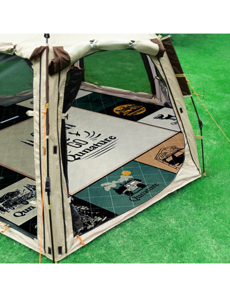 
Pikniko kilimėlis, atsparus vandeniui, turistinė antklodė 2 x 2 m - įvairiaspalvis
