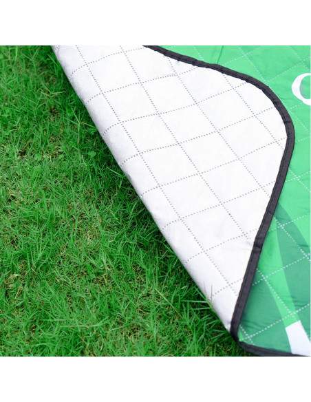 
Pikniko kilimėlis, vandeniui atsparus turistinis pledas, 2 x 2 m - žalias
